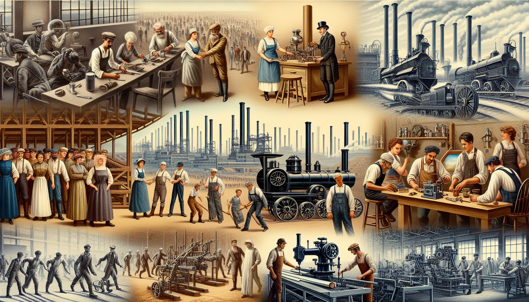 Industrialisering: en rejse gennem produktionens historie