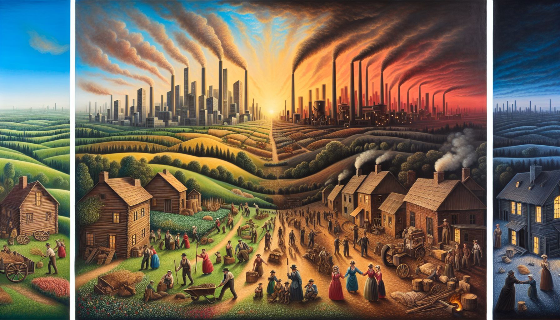 Industrialiseringens påvirkning på samfundet