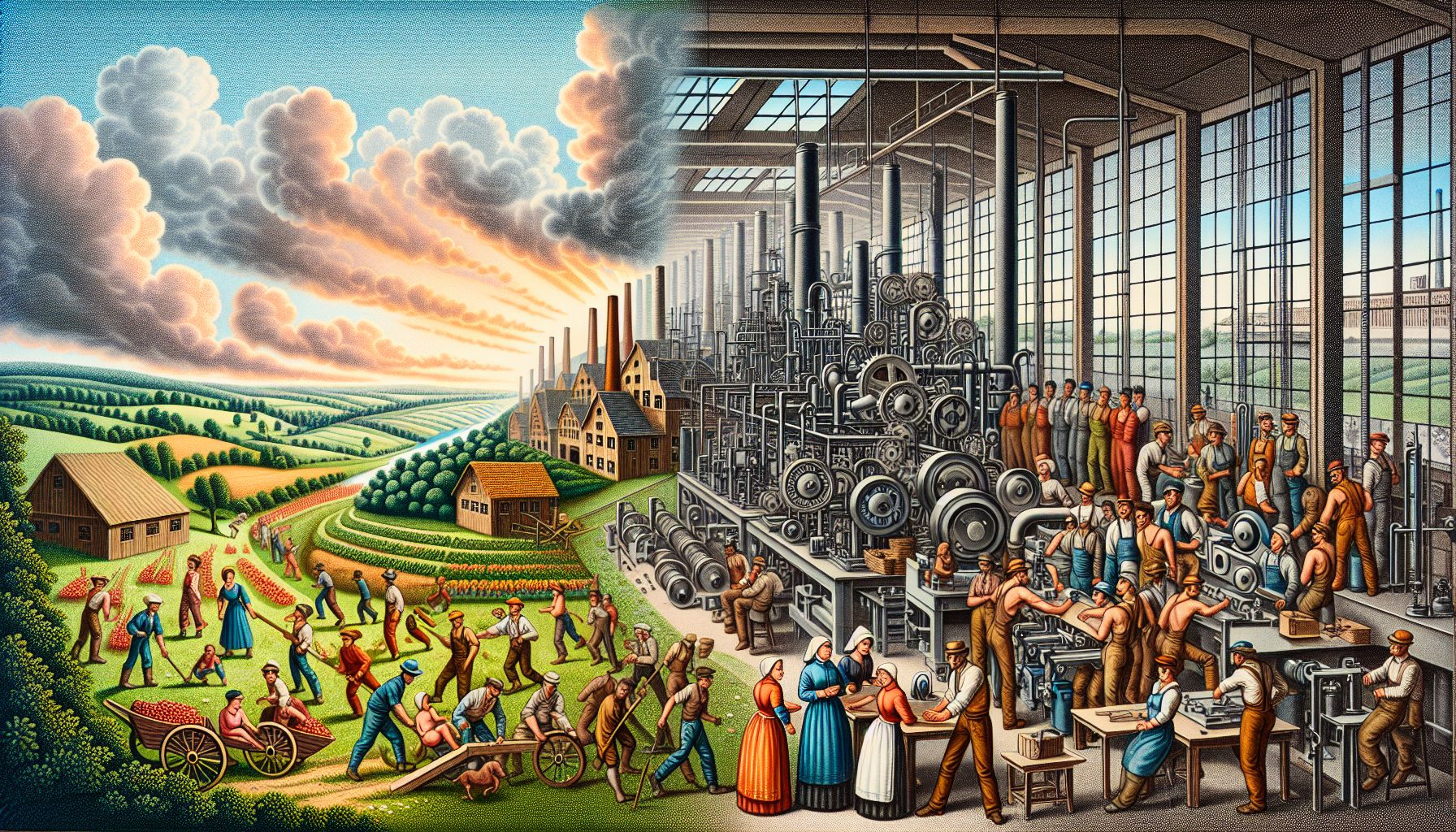 Industrialiseringens påvirkning på produktion